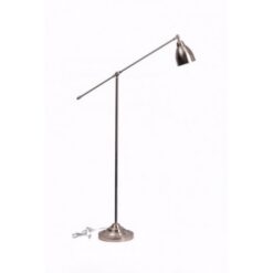 Никел лампион Ideal Lux Newton за ъгъл в дневна