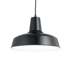 Черен пендел Ideal Lux Moby за кухня
