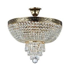 Златен полилей MAYTONI Dia890-cl-05-g за хол или трапезария