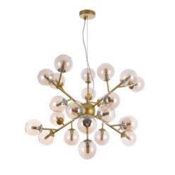 Златен полилей MAYTONI Mod545pl-24g за хол или трапезария