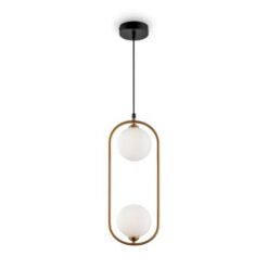 Месинг полилей MAYTONI Mod013pl-02bs за хол