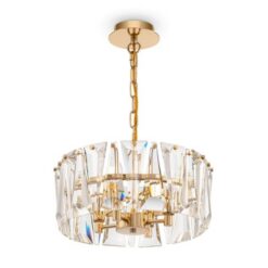 Златен полилей MAYTONI Mod043pl-04g за трапезария