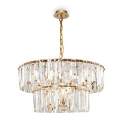 Златен полилей MAYTONI Mod043pl-12g за дневна