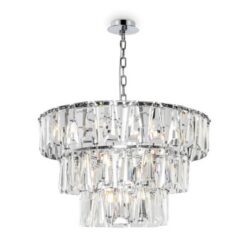 Хром полилей MAYTONI Mod043pl-18ch за трапезария