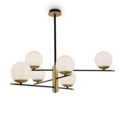 Златен полилей MAYTONI Mod048pl-06g за дневна