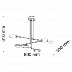 LED полилей MAYTONI MOD070PL-L38B3K FAD - Image 6