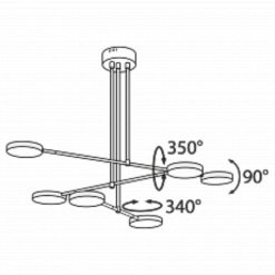 LED полилей MAYTONI MOD070PL-L38B3K FAD - Image 7