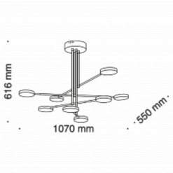 LED полилей MAYTONI MOD070PL-L48B3K FAD - Image 7
