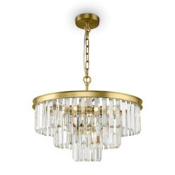 Месинг полилей MAYTONI Mod085pl-07bs за хол или трапезария