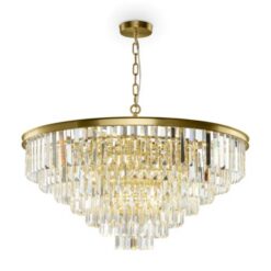 Месинг полилей MAYTONI Mod085pl-16bs за хол или трапезария