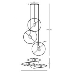LED пендел MAYTONI MOD154PL-L6W3K1 REFLEX - Image 2
