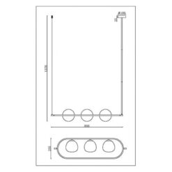 Пендел MAYTONI MOD221PL-03BS ERICH BRASS - Image 4