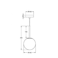 Пендел MAYTONI MOD321PL-01B BASIC FORM - Image 2