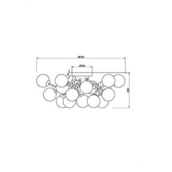 Плафон MAYTONI DALLAS MOD545CL-20B - Image 2