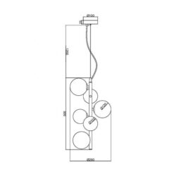 Пендел MAYTONI MOD545PL-06BS DALLAS - Image 3