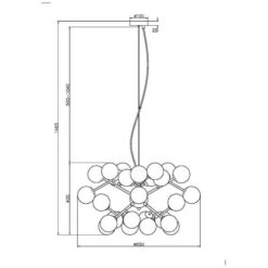 Полилей MAYTONI MOD545PL-24BS DALLAS - Image 3
