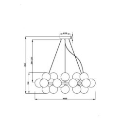 Пендел MAYTONI MOD545PL-25BS DALLAS - Image 3