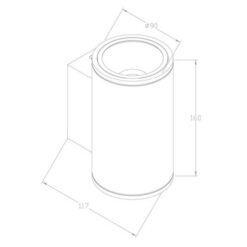 MAYTONI Wall lamp Shim O303WL-L10GF3K - Image 5