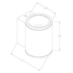 MAYTONI Wall lamp Shim O303WL-L5GF3K - Image 6