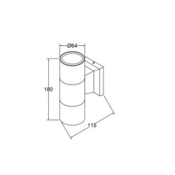 MAYTONI Wall lamp Bowery O574WL-02W - Image 2