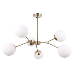 Полилей ITALUX Annes 56980-6C за трапезария
