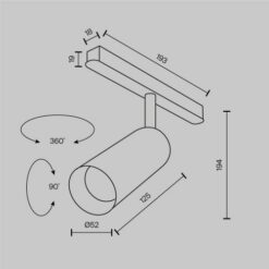 MAYTONI Track Lighting Focus LED TR032-2-12W4K-S-B - Image 7