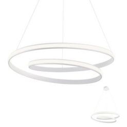 Бял LED пендел Redo Torsion 01-1795 за кухня