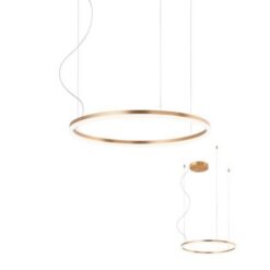 Бронз LED пендел Redo Dali 1913-DALI над кухненски остров