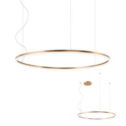 Бронз LED пендел Redo Dali 1917-DALI над кухненски остров