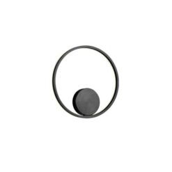 Черен LED плафон Redo Triac 1956-TRIAC за баня