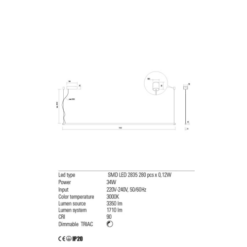 LED пендел REDO 01-2285 ACROBAT - Image 3