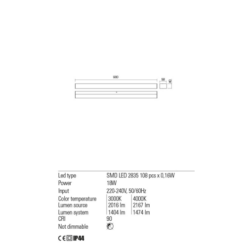 LED аплик за баня REDO 01-2330 TASK 4000K - Image 3