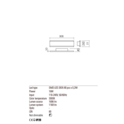 LED аплик REDO 01-2298 RAIL - Image 3