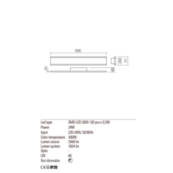 LED аплик REDO 01-2300 RAIL - Image 3