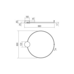 LED плафон SMARTER 01-3103 ATOM - Image 2