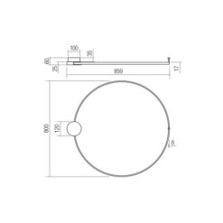 LED плафон SMARTER 01-3104 ATOM - Image 2