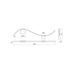 LED аплик SMARTER 01-3113 WAVE - Image 2