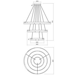 LED пендел SMARTER 01-3182 CASTLE - Image 2