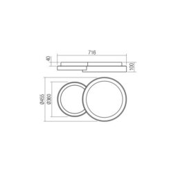 LED плафон SMARTER 01-3370 COMBI CCT WH - Image 2
