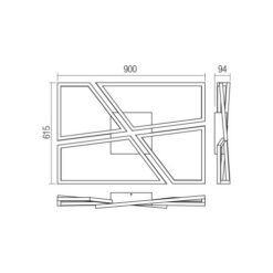 LED плафон SMARTER 01-3543 SLASH PL LED 80W CCT 3000/4000/6000K SWH - Image 2