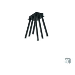 LED плафон Viokef Duct 3083000 за коридор