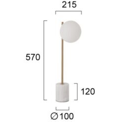 Настолна лампа VIOKEF 4295500 SILVANA - Image 2