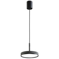 Сив LED пендел Viokef Don 4300300 за трапезария