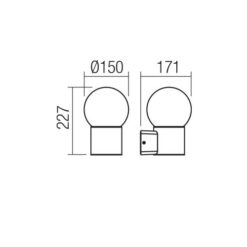 Фасаден аплик SMARTER 90640 BULK - Image 2