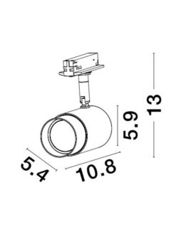 Магнитно тяло Nova Luce 4-WIRES TRACK 9460985 черен детайл 3