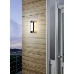 Бяло LED фасаден аплик Eglo Tonego за екстериорно осветление