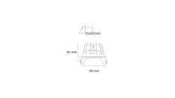 LED луна за вграждане ACCORD SQUARE IP54 - LP - Image 3