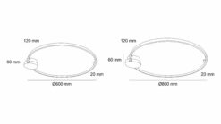 LED плафон LORENA - LP Ø600, Ø800 - Image 2