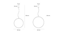 LED пендел TINI - LP Ø600, Ø800 - Image 2