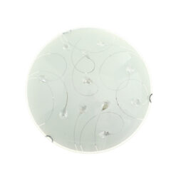 Кристален аплик ACA Lighting AD998052 с кристал и стъкло за спалня